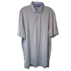 RLX Ralph Lauren Gray Short Sleeve Athletic Golf Polo Athletic Men's Shirt Large